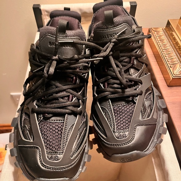 Balenciaga track sneakers all black